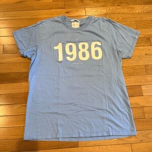 Helmut Lang Light Blue Crew Neck T-Shirt